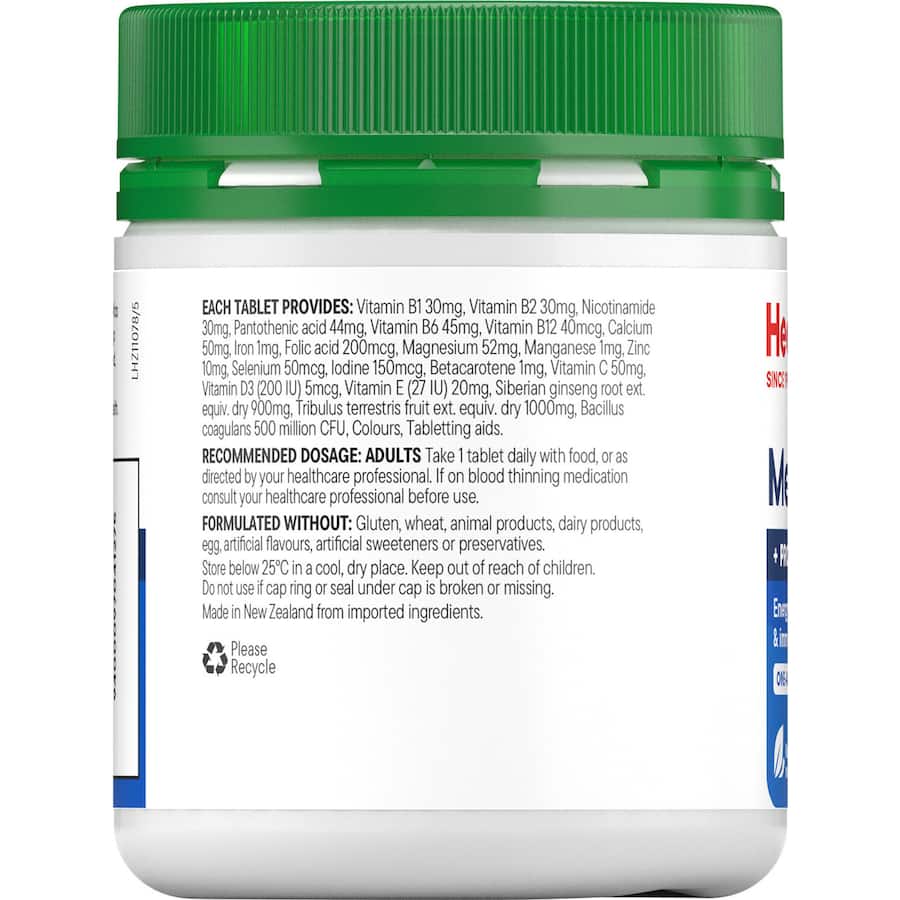 Healtheries Mens Multi One A Day Tablets 100pack