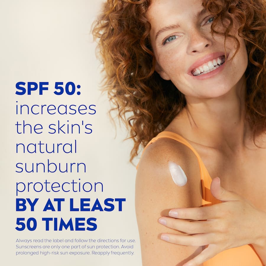 Nivea Sunscreen Sensitive Spf50 Tube 100mL