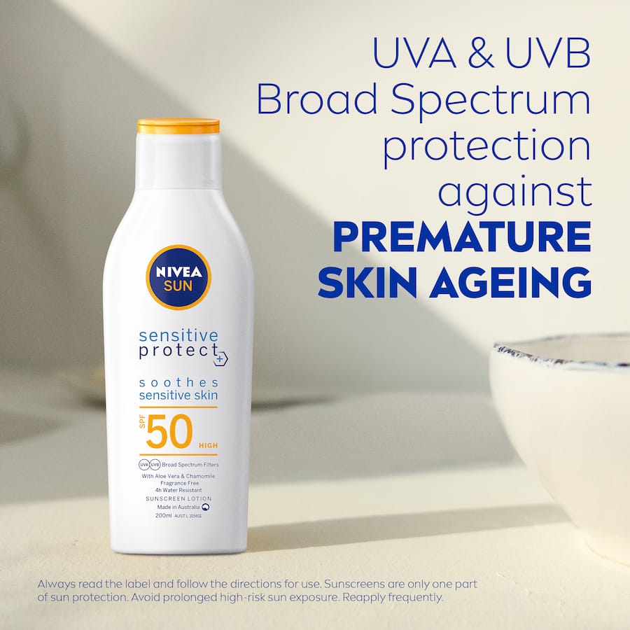Nivea Sunscreen Lotion Sensitive Spf 50 200mL