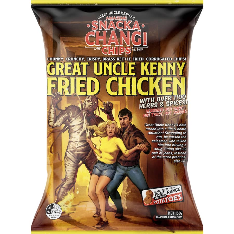 Snacka Changi Chips Fried Chicken 150g