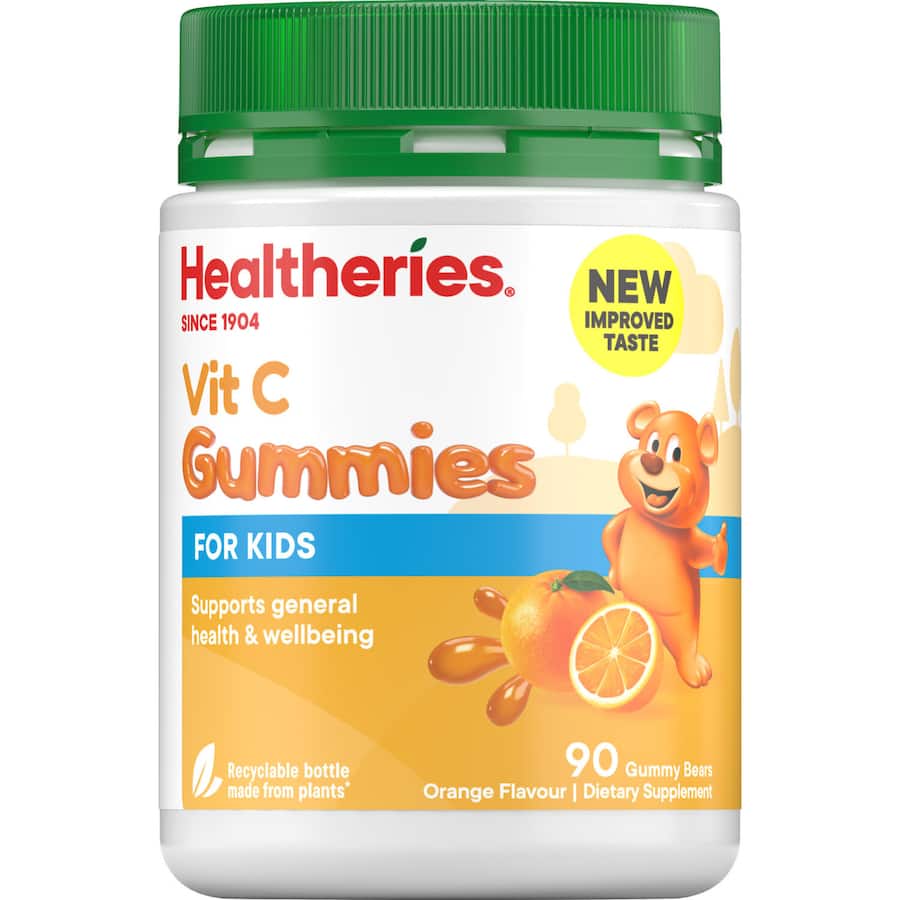 Healtheries Kids Vitamin C Gummies Orange 90ea