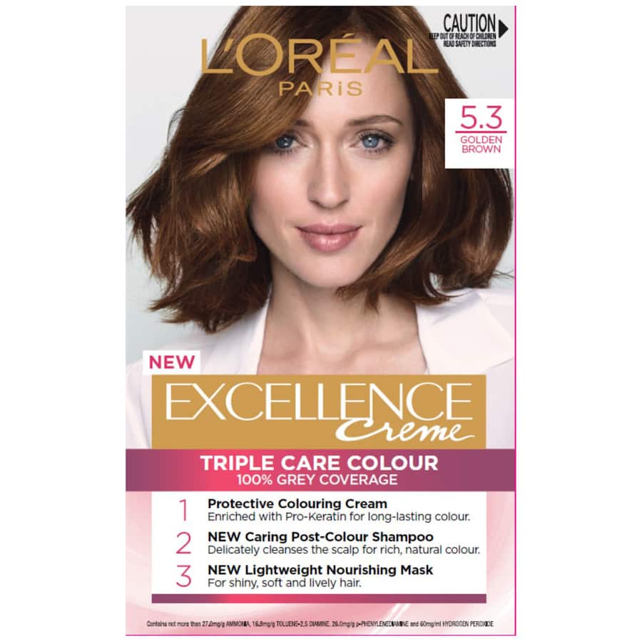Loreal Excellence Hair Colour Golden Brown 5.3