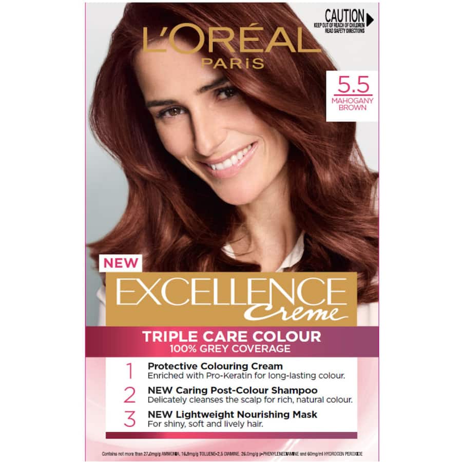 Loreal Excellence Hair Colour Mahogany Brown 5.5