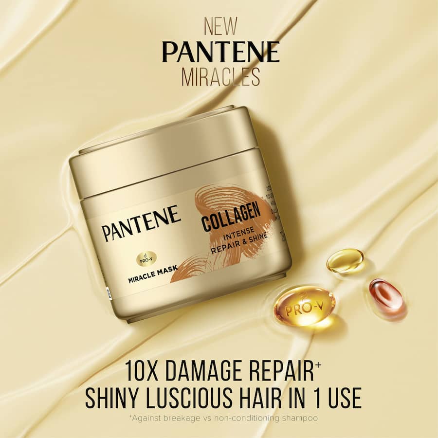 Pantene Miracles Hair Mask Collagen Repair & Shine 250mL