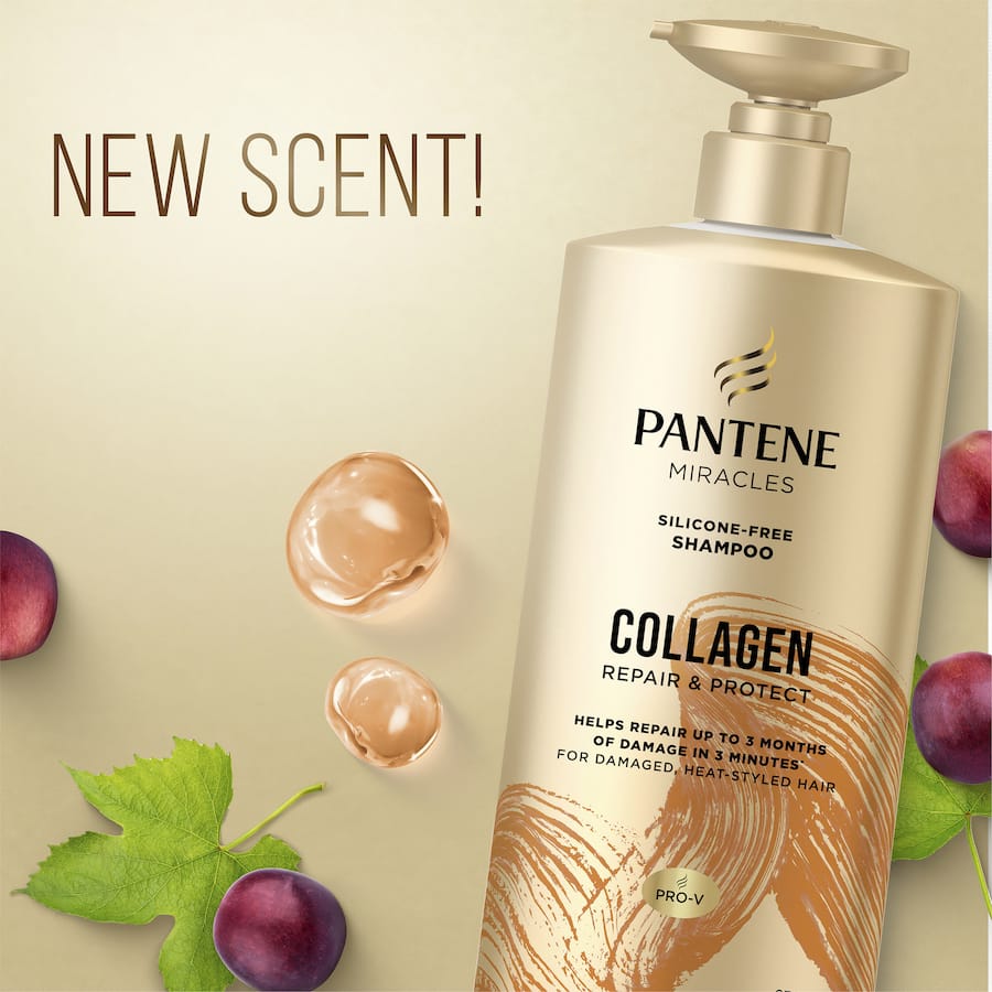 Pantene Miracles Shampoo Collagen Repair & Protect 650mL