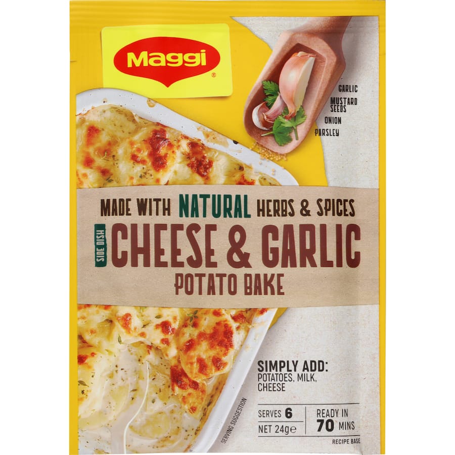 Maggi Side Dish Cheese And Garlic Sachet 24g