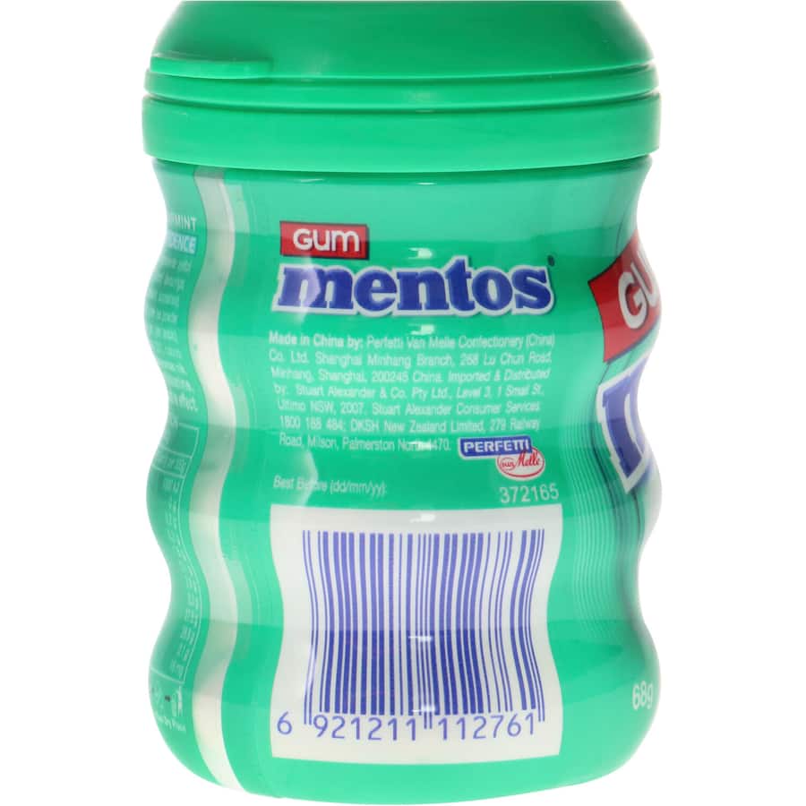 Mentos Pure Fresh Chewing Gum Spearmint 68g