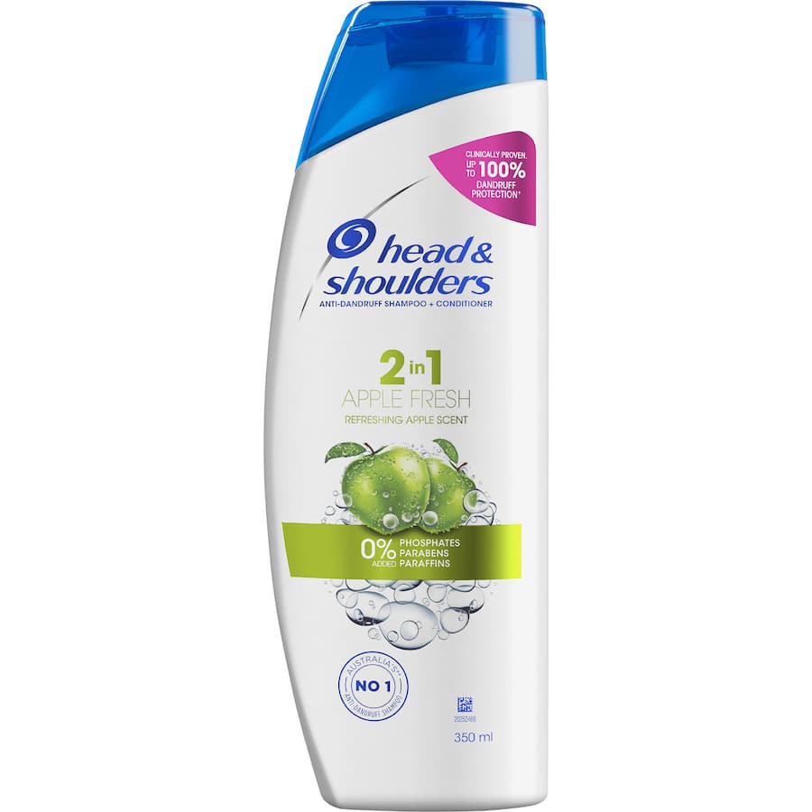 Head & Shoulders 2 In 1 Shampoo & Conditioner Apple Fresh 350mL
