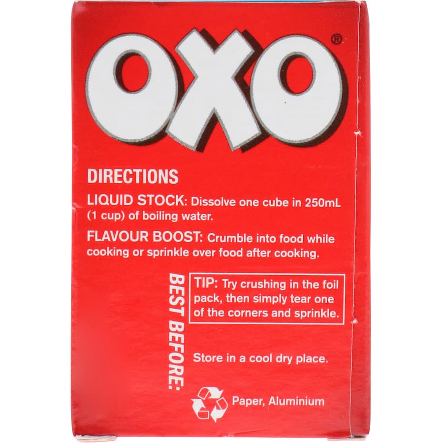 Oxo Beef Stock Reduced Salt Cubes 71g 12pack