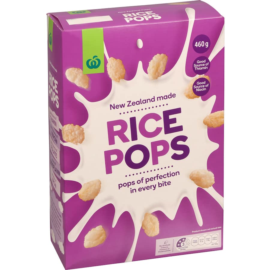 Woolworths Cereal Rice Pops 460g