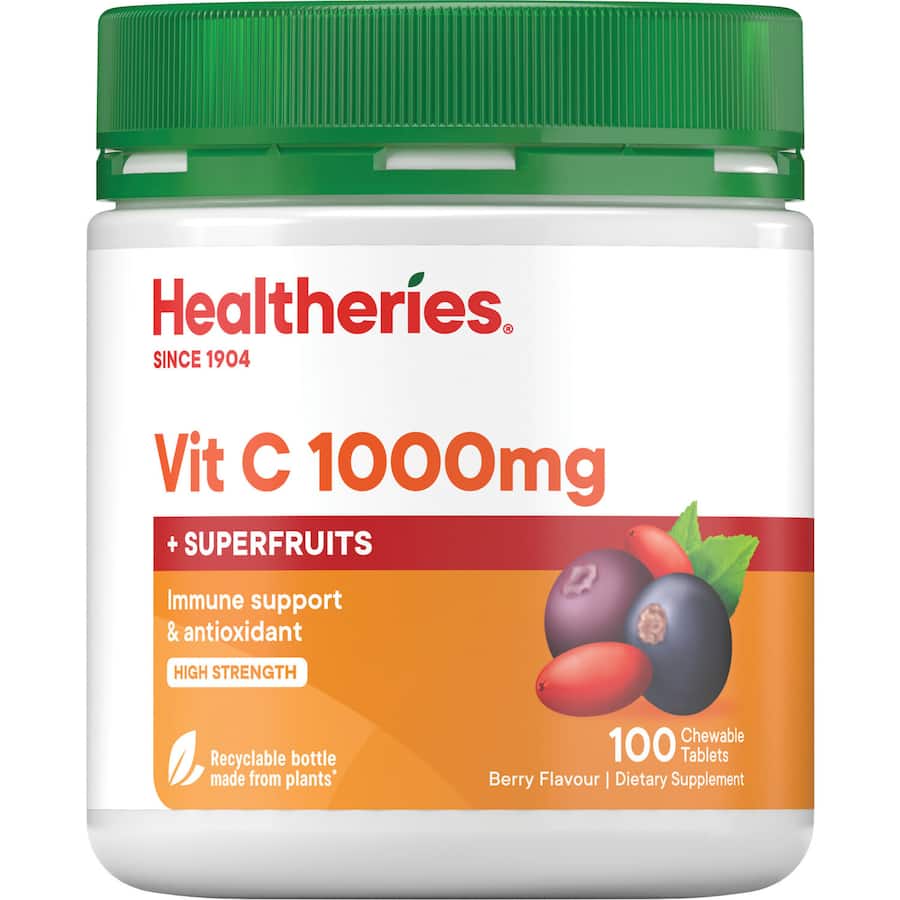 Healtheries Vitamin C Superfruits 1000mg 100pack