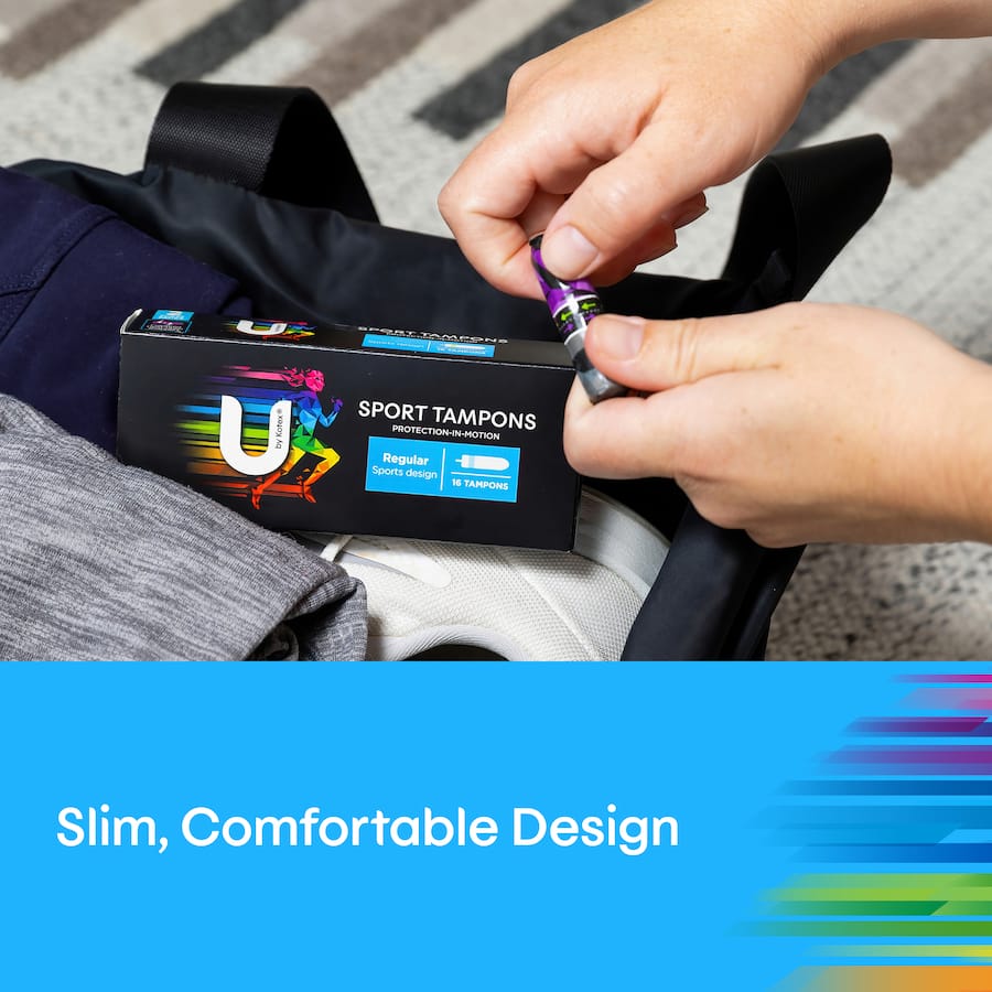 U By Kotex Tampons Regular Sport 16pack