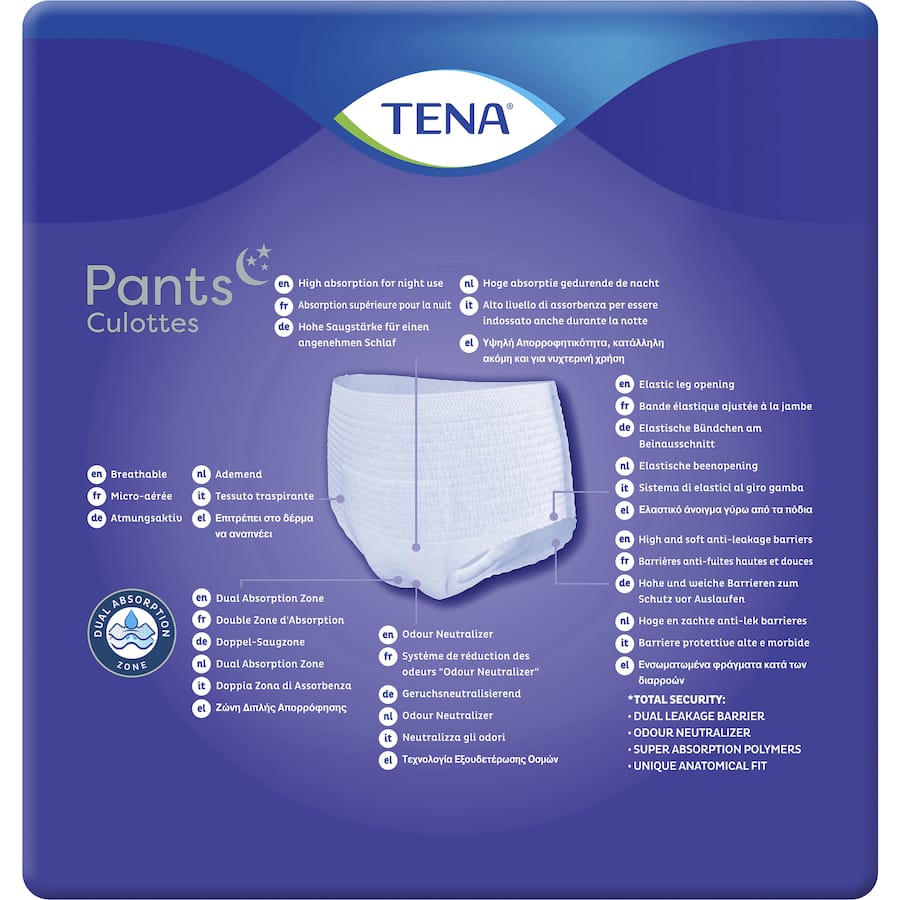 Tena Pants Night Large 12pack