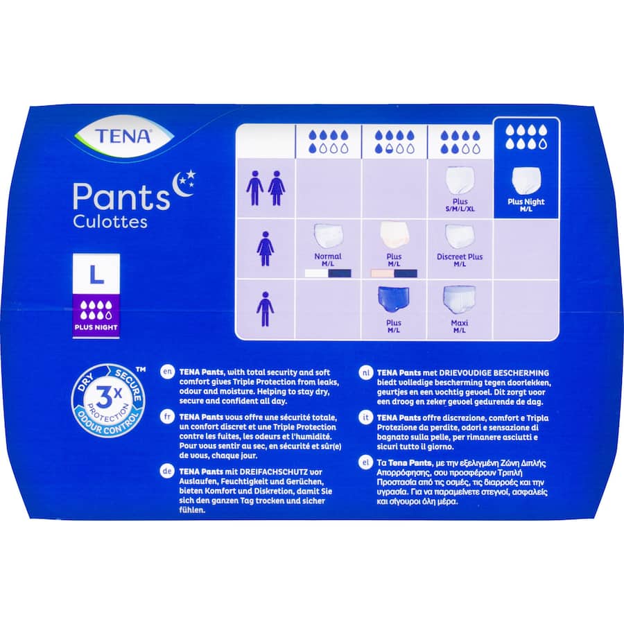 Tena Pants Night Large 12pack