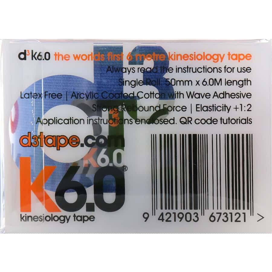 D3 Kinesiology Tape K6.0