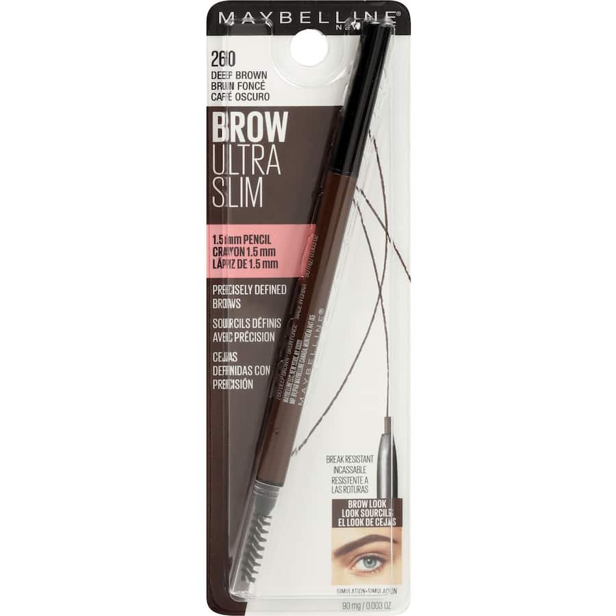 Maybelline Brow Ultra Slim Deep Brown .09g