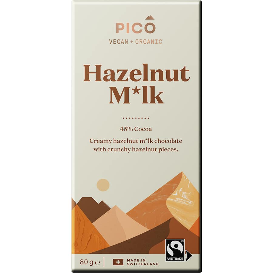 Pico Chocolate Hazelnut Milk Organic & Vegan 80g