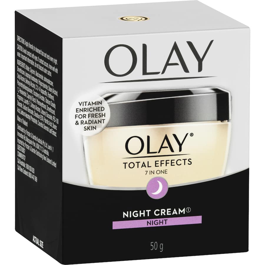 Olay Total Effects Night Face Cream Moisturiser  Pot 50g