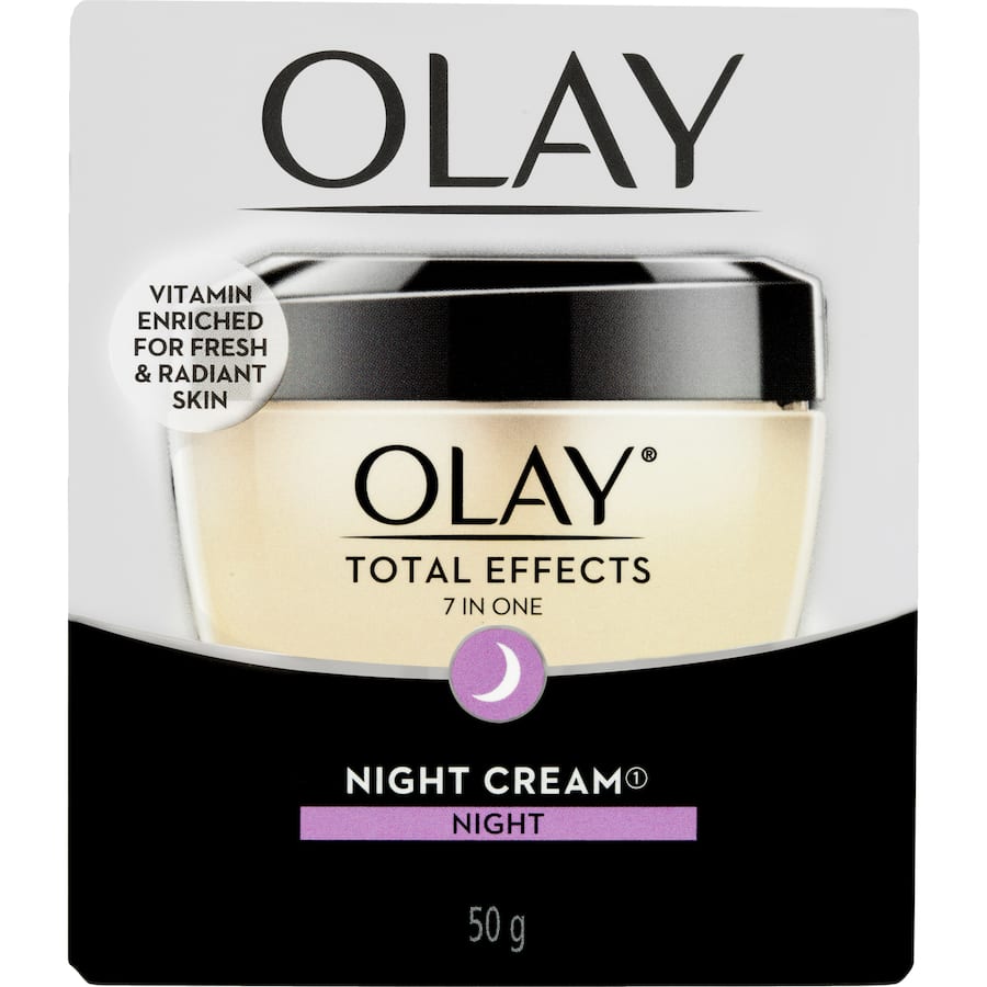 Olay Total Effects Night Face Cream Moisturiser  Pot 50g