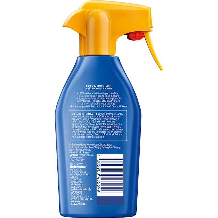 Nivea Sun Sunscreen Protect & Moist Spf 50 Trigger 300mL