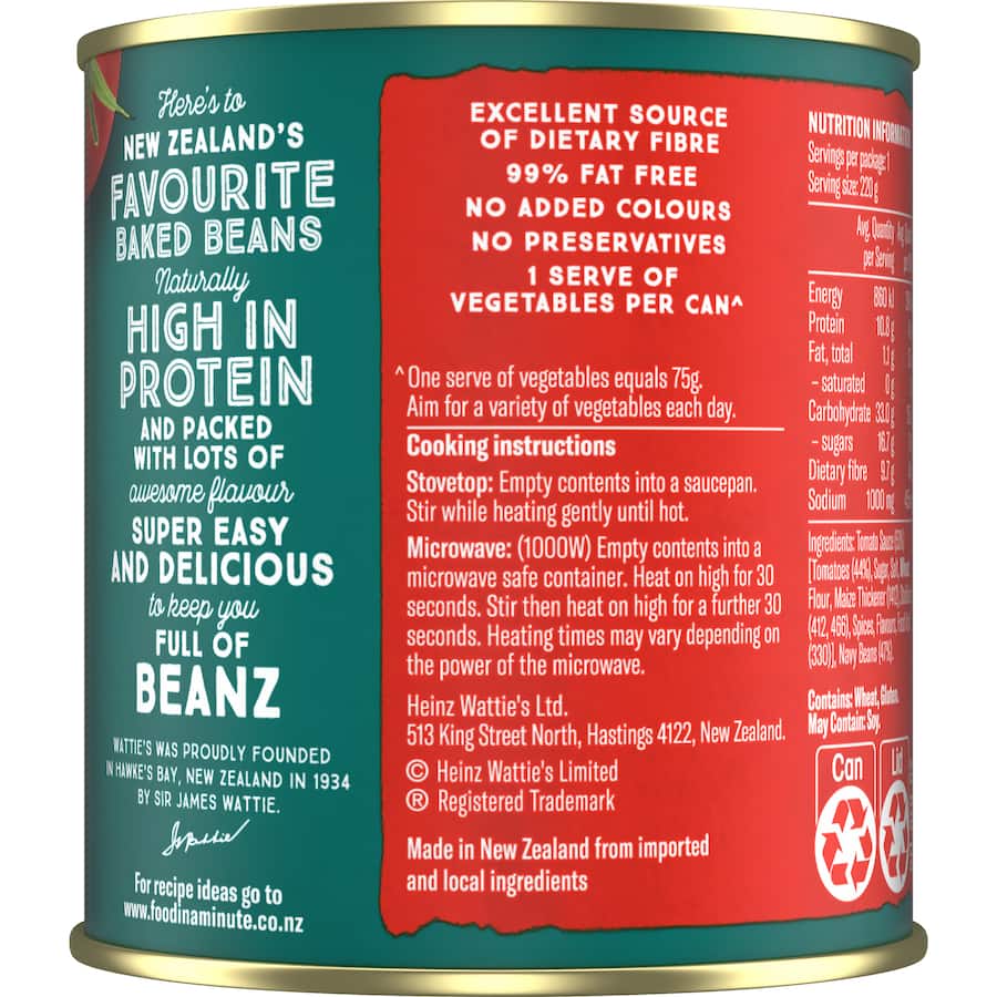 Watties Baked Beanz  Can 220g