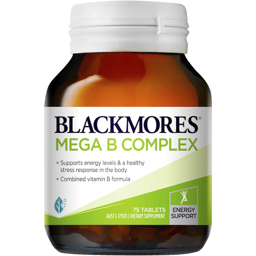 Blackmores Mega B Complex Tablets 75pack