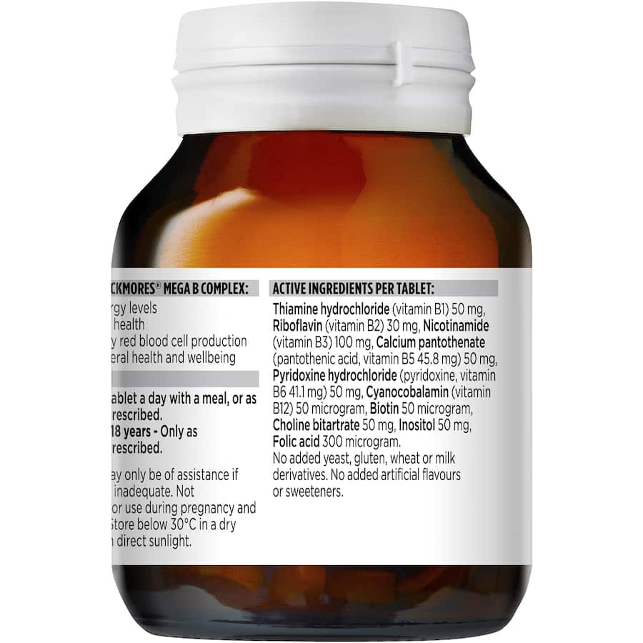 Blackmores Mega B Complex Tablets 75pack