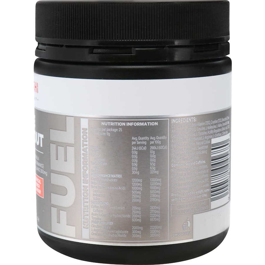 Musashi Pre-workout Protein Powder Tropical Energy & Performance 225g
