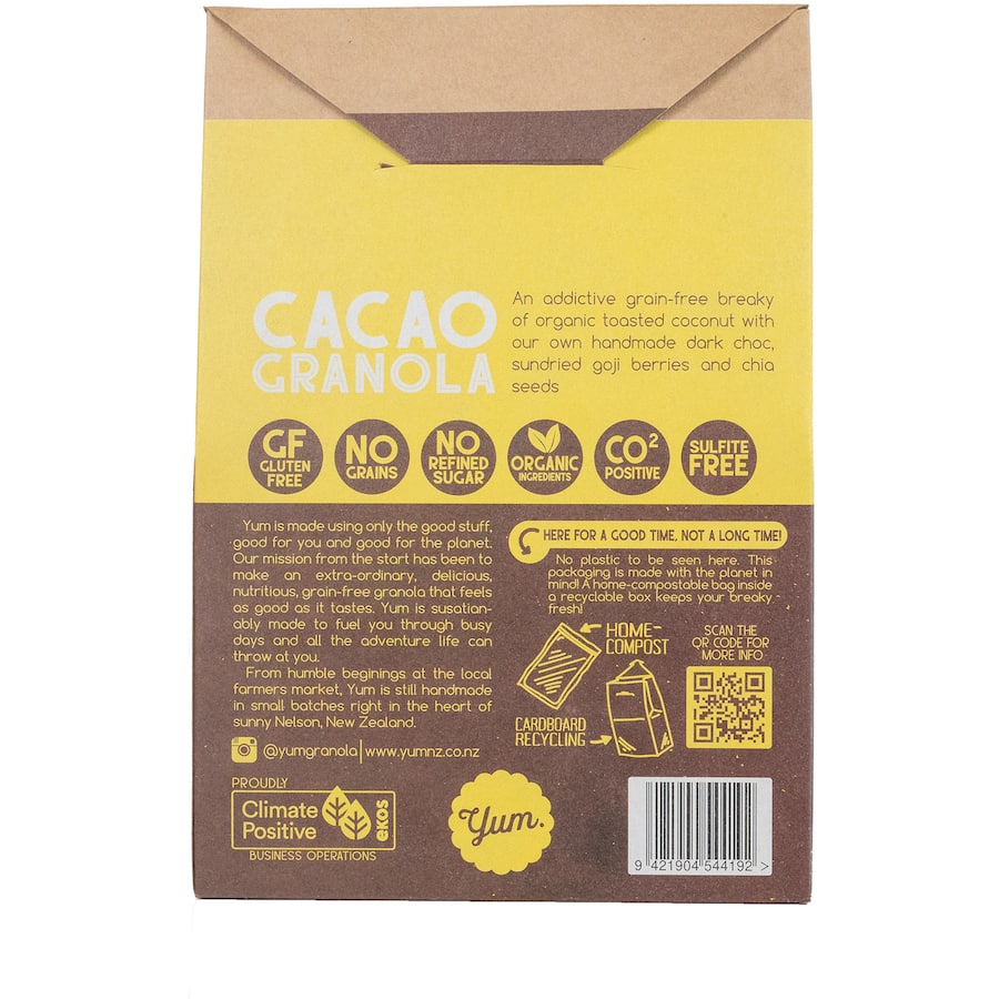 Yum Granola Cacao, Coji & Coconut 350g