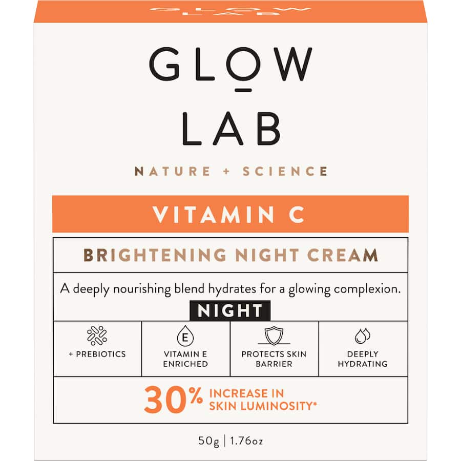 Glow Lab Night Cream Vitamin C Pot 50g