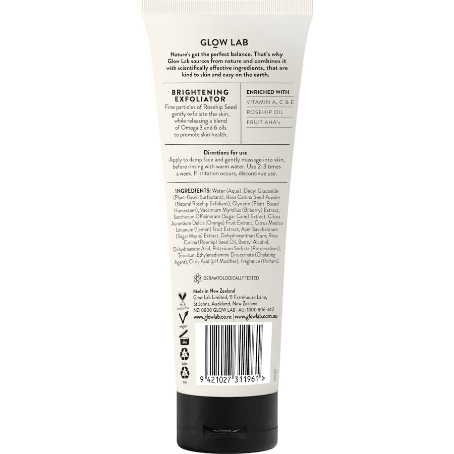 Glow Lab Exfoliator Brightening Tube 100mL
