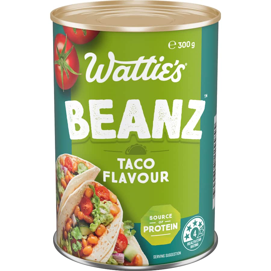 Watties Beanz Baked Beans Taco Can 300g