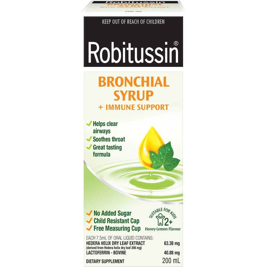 Robitussin Immune Support Bronchial Syrup 200mL
