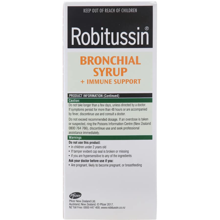 Robitussin Immune Support Bronchial Syrup 200mL