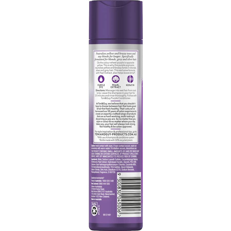 Toni & Guy Shampoo Purple 250mL