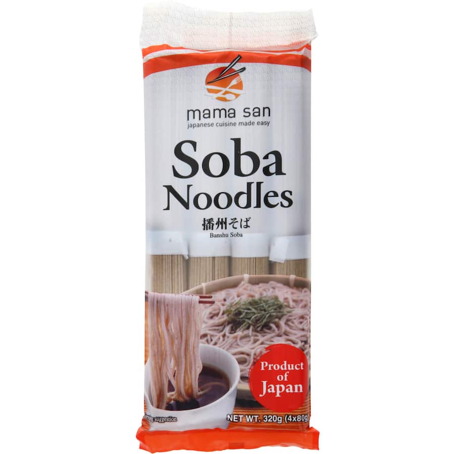 Mama San Soba Noodles Dry Packet 320g