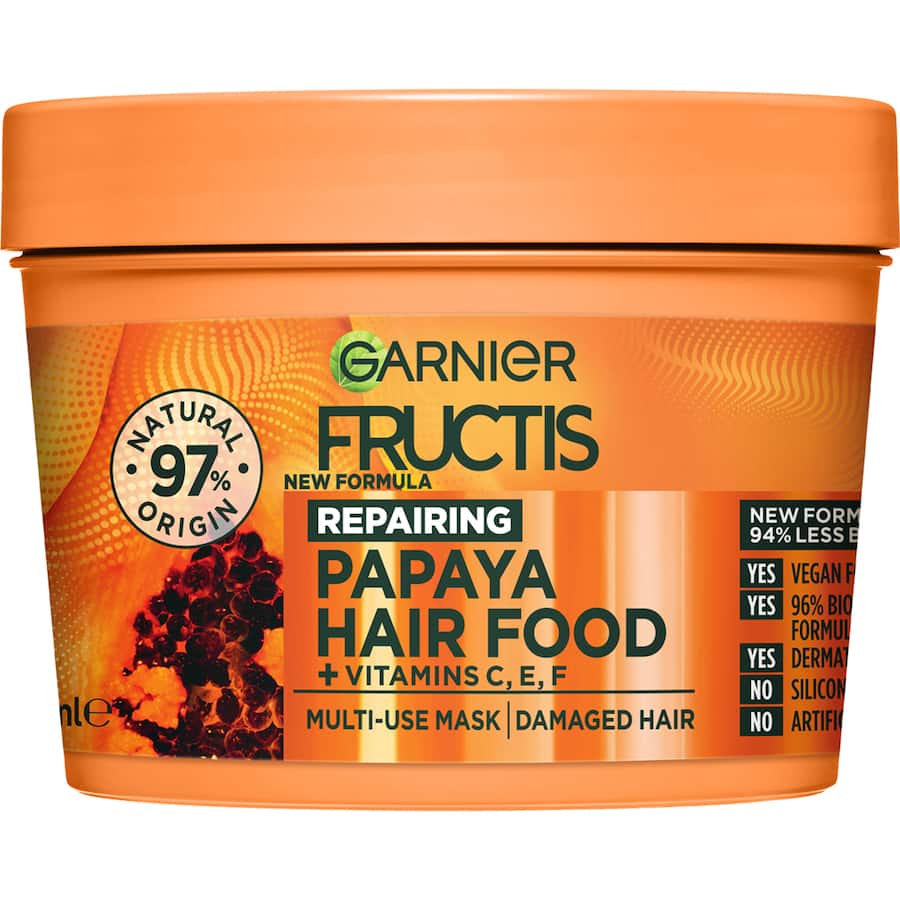 Garnier Fructis Hair Mask Papaya Hair Food 390mL