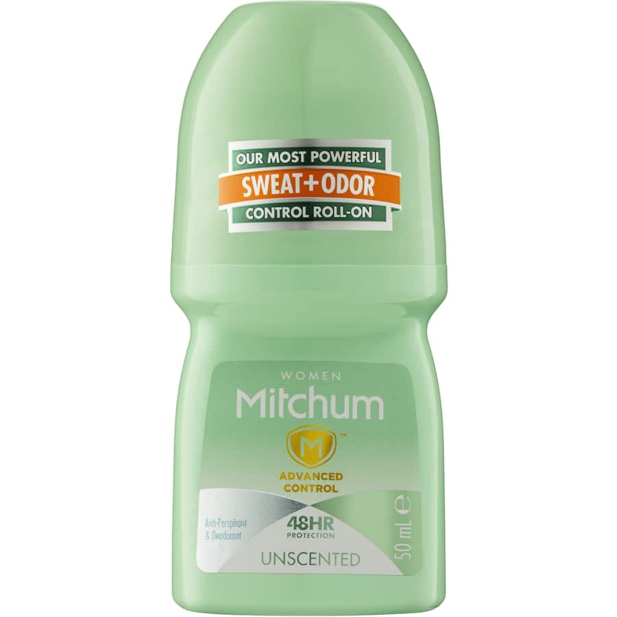 Mitchum Womens Roll On Unscented 50mL