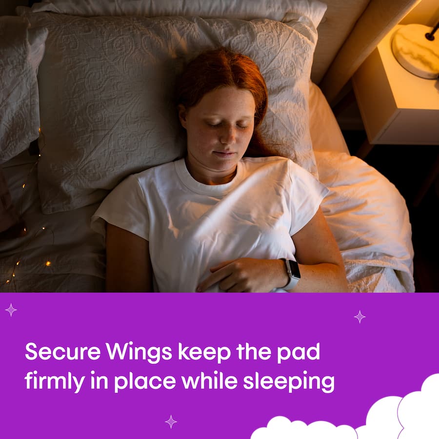 U By Kotex Pads Overnight Wings Long 8pack