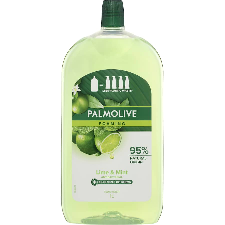Palmolive Foaming Hand Wash Refill Antibacterial Lime Mint Refill 1L