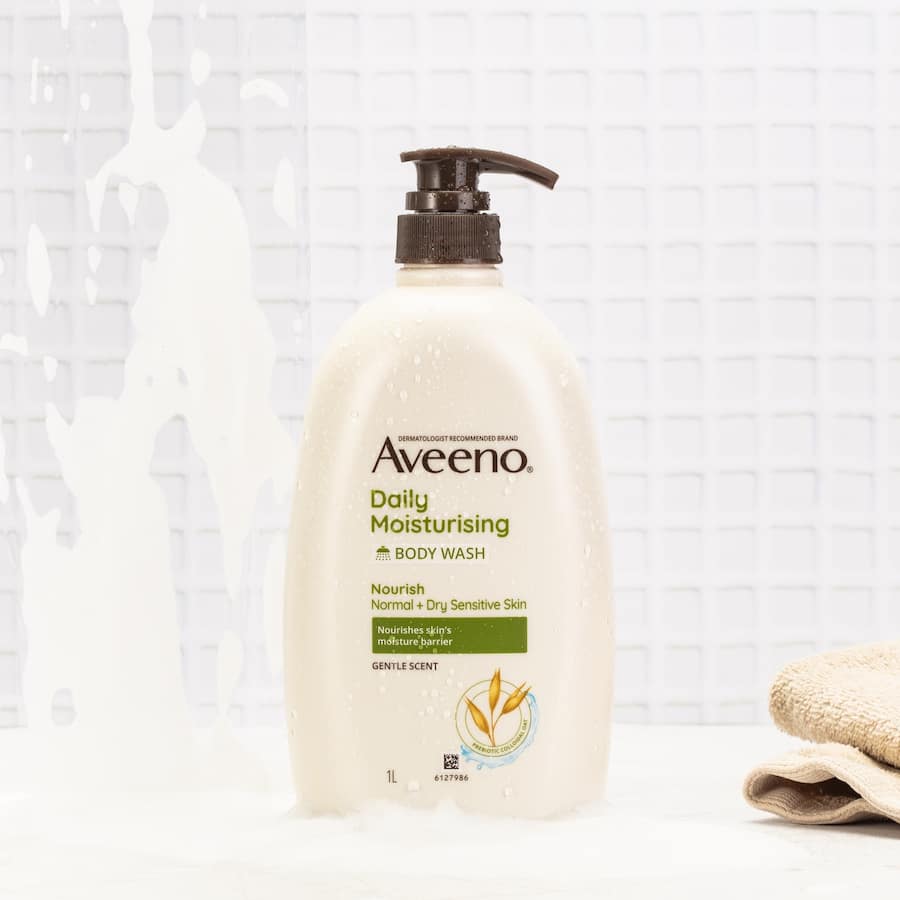 Aveeno Body Wash Daily Moisturising Pump 1L