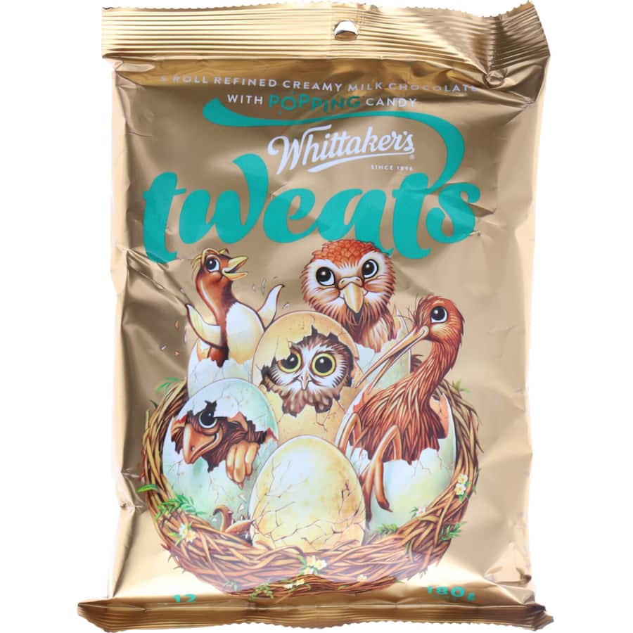 Whittakers Chocolate Sharepack Creamy Milk Mini Tweats Bag 180g