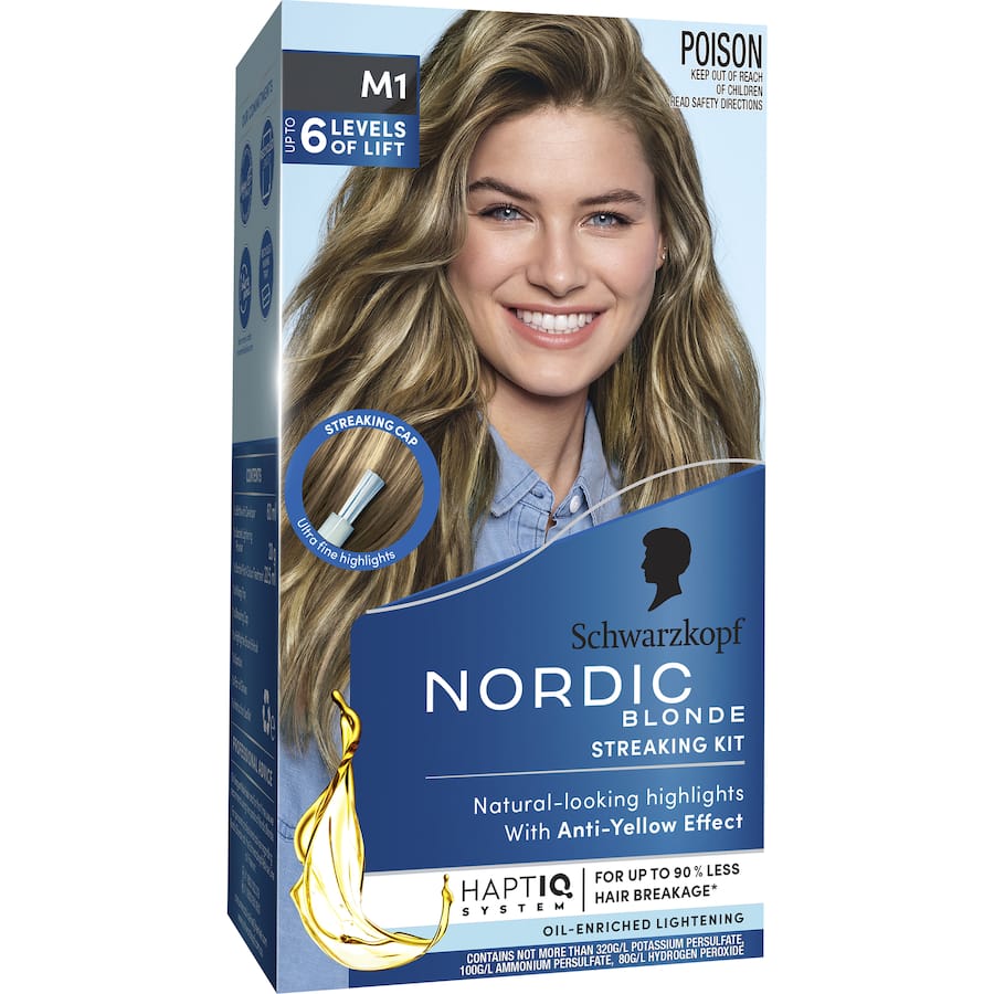 Nordic Blonde Hair Colour Streaking Kit M1 Each