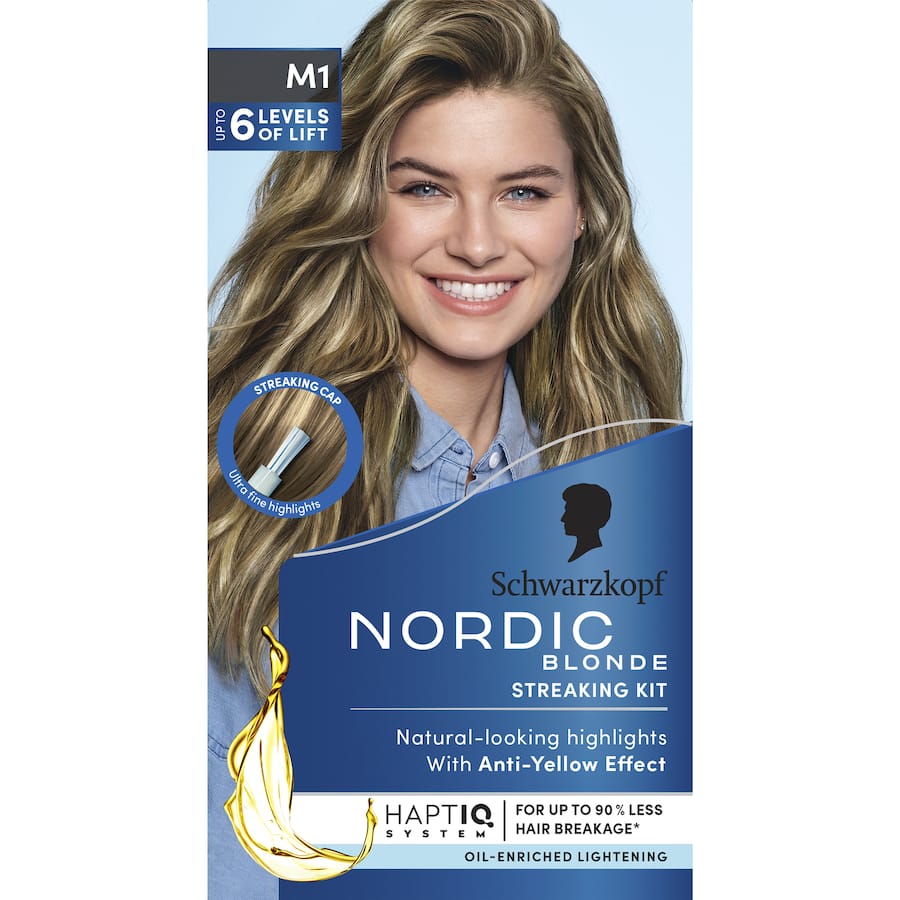 Nordic Blonde Hair Colour Streaking Kit M1 Each