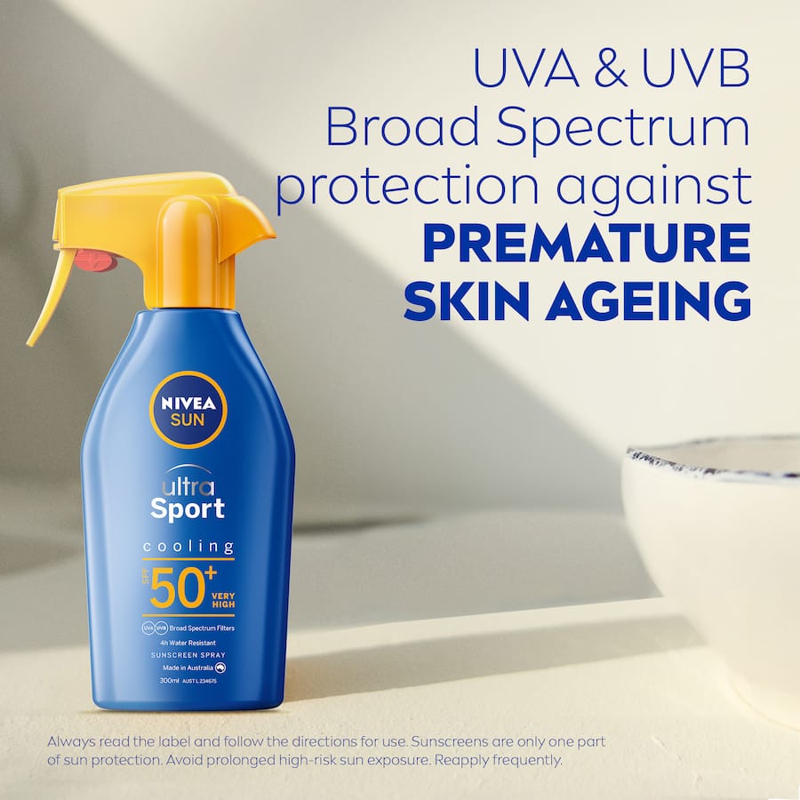 Nivea Sun Sport Sunscreen Spf50 Trigger spray 300mL