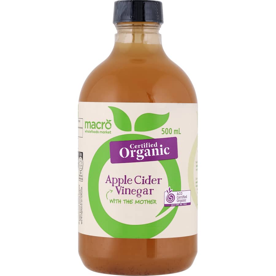 Macro Organic Cider Vinegar Apple 500mL