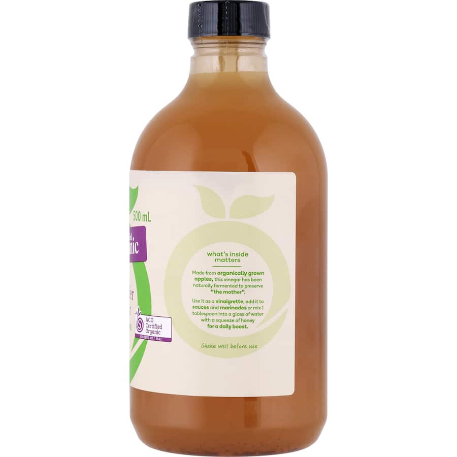 Macro Organic Cider Vinegar Apple 500mL