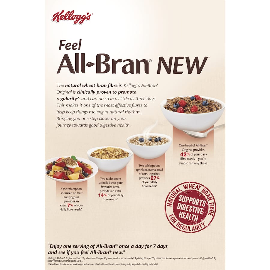 Kellogg's All Bran Cereal Original 530g