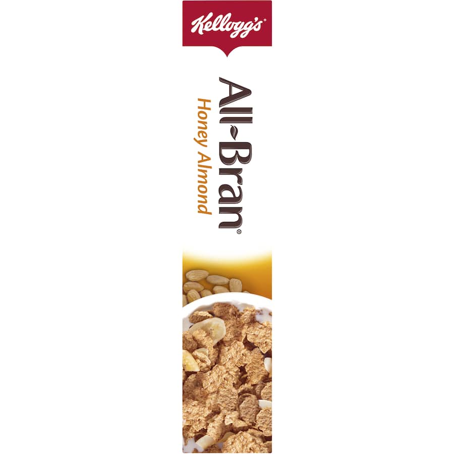 Kellogg's All Bran Cereal High In Fibre Honey Almond 420g