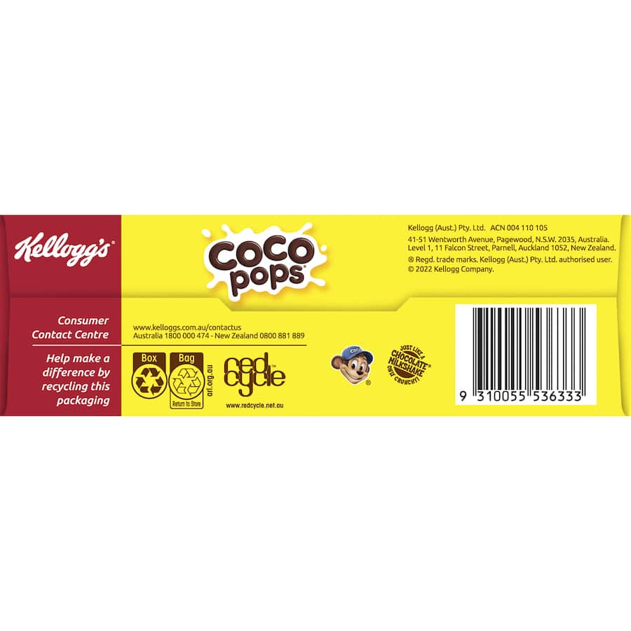 Kellogg's Cereal Coco Pops Original 375g